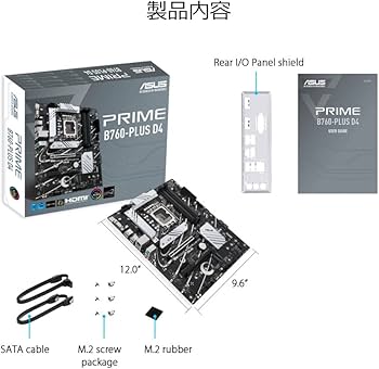 Amazon.co.jp: ASUS PRIME B760-PLUS D4 intel 第14・13・12世代 CPU