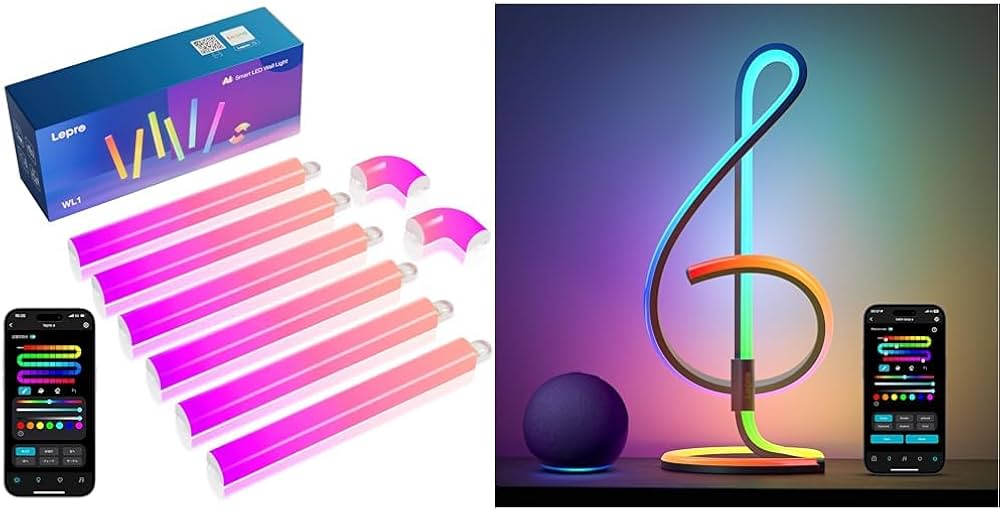 Amazon.co.jp: Lepro AI バーライト WL1 + Lepro AI テーブルランプ