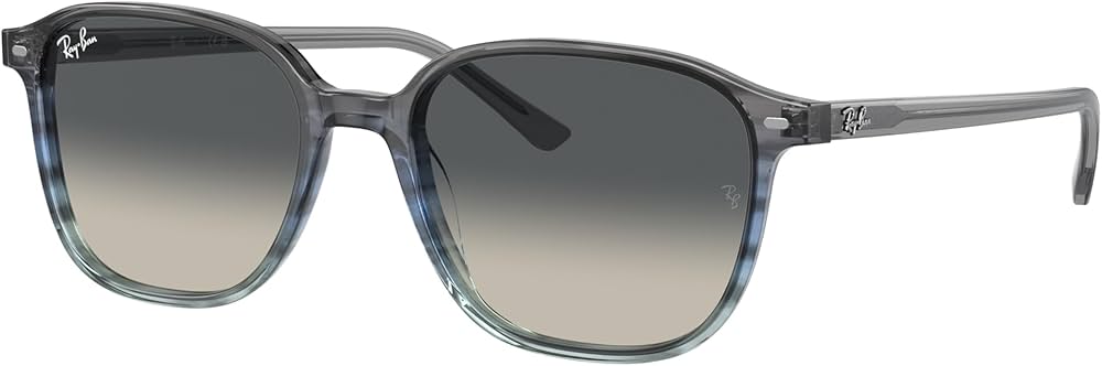 Amazon.com: Ray-Ban 0RB219313817151 Leonard Striped Gray Gradient