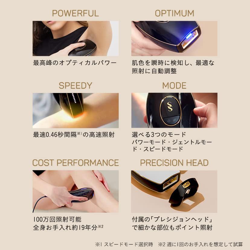 Amazon | スムーズスキン pure fit 脱毛器 レディース メンズ 家庭用