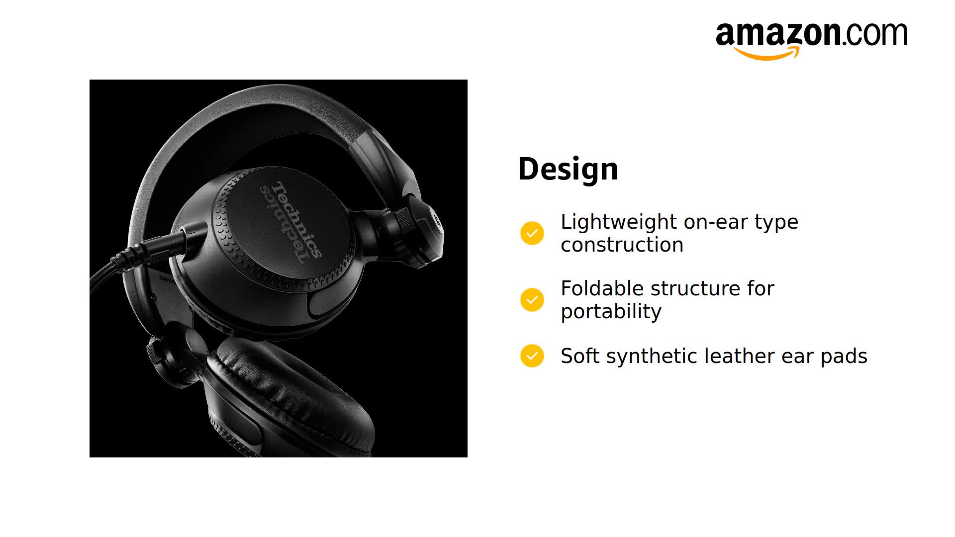 Amazon.com: Technics Professional DJ Headphones with 40mm CCAW