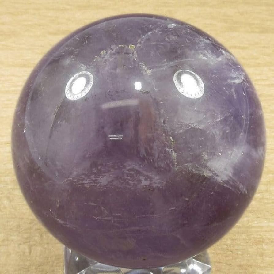Amazon.co.jp: アメジスト 丸玉 大玉 置物 紫水晶 アメジストクォーツ