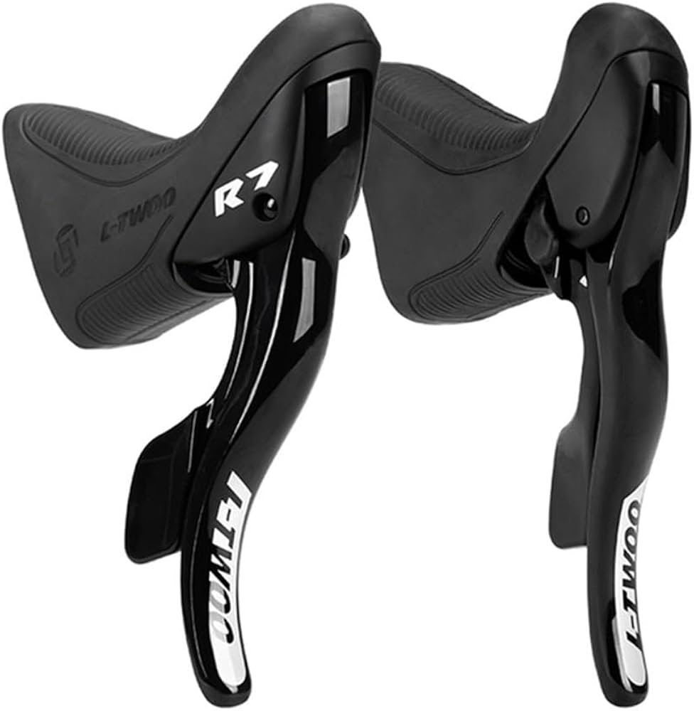 Amazon.co.jp: L-TWOO ロードバイク シフトレバー 自転車シフター R2