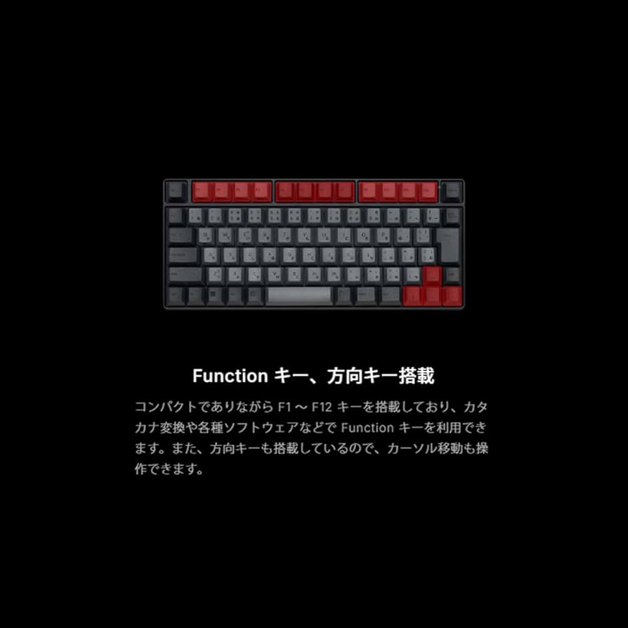 Amazon.co.jp: REALFORCE RC1 キーボード 70% ブラック 英語配列 キー