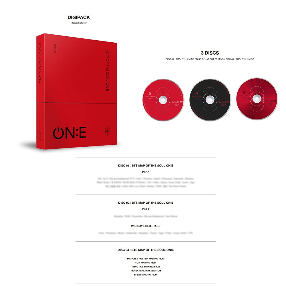 WEVERSE] Bangtan Boys BTS MAP Of The Soul One (DVD) | Amazon.com.br