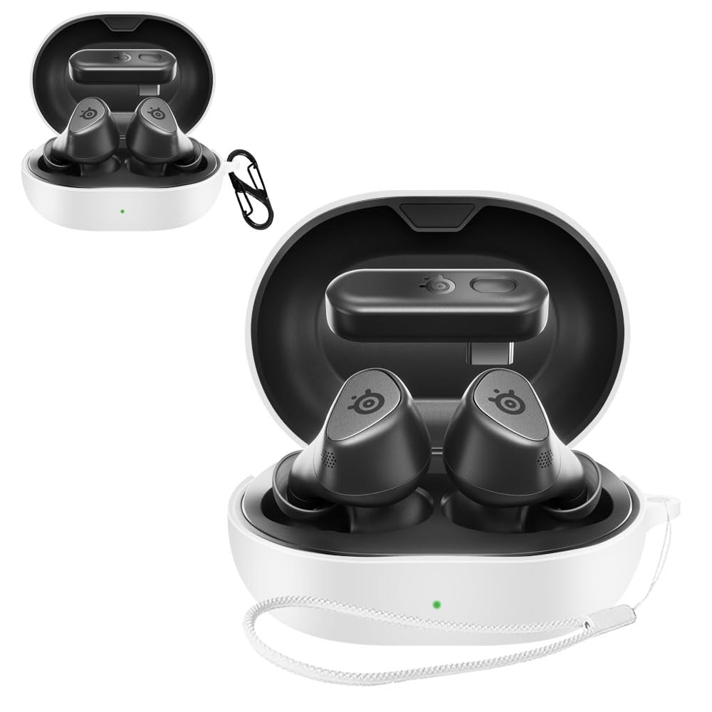 Amazon | For SteelSeries Arctis GameBuds ケース [HVUYAL] 紛失防止