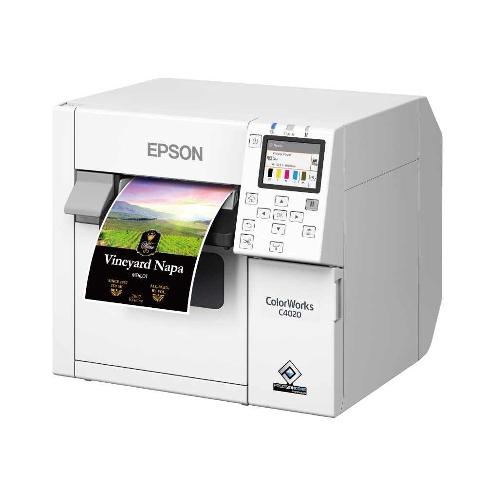 Amazon.co.jp: エプソン カラーラベルプリンター CW-C4020M 白