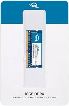 OWC 16GB DDR4 3200MHz PC4-25600 CL22 1RX8 ECC Unbuffered SODIMM