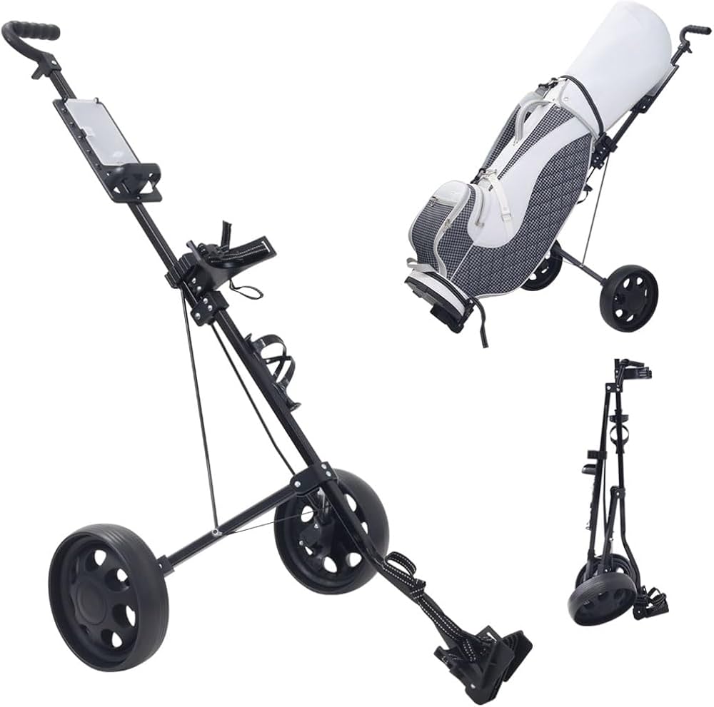 Amazon.co.jp: UPstore ゴルフカート 手引き ゴルフバッグキャリー