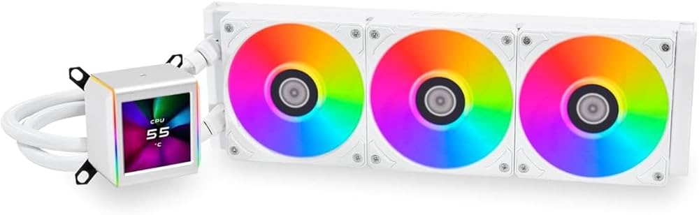 Amazon.com: Lian-Li Galahad II LCD CPU Liquid Cooler - White