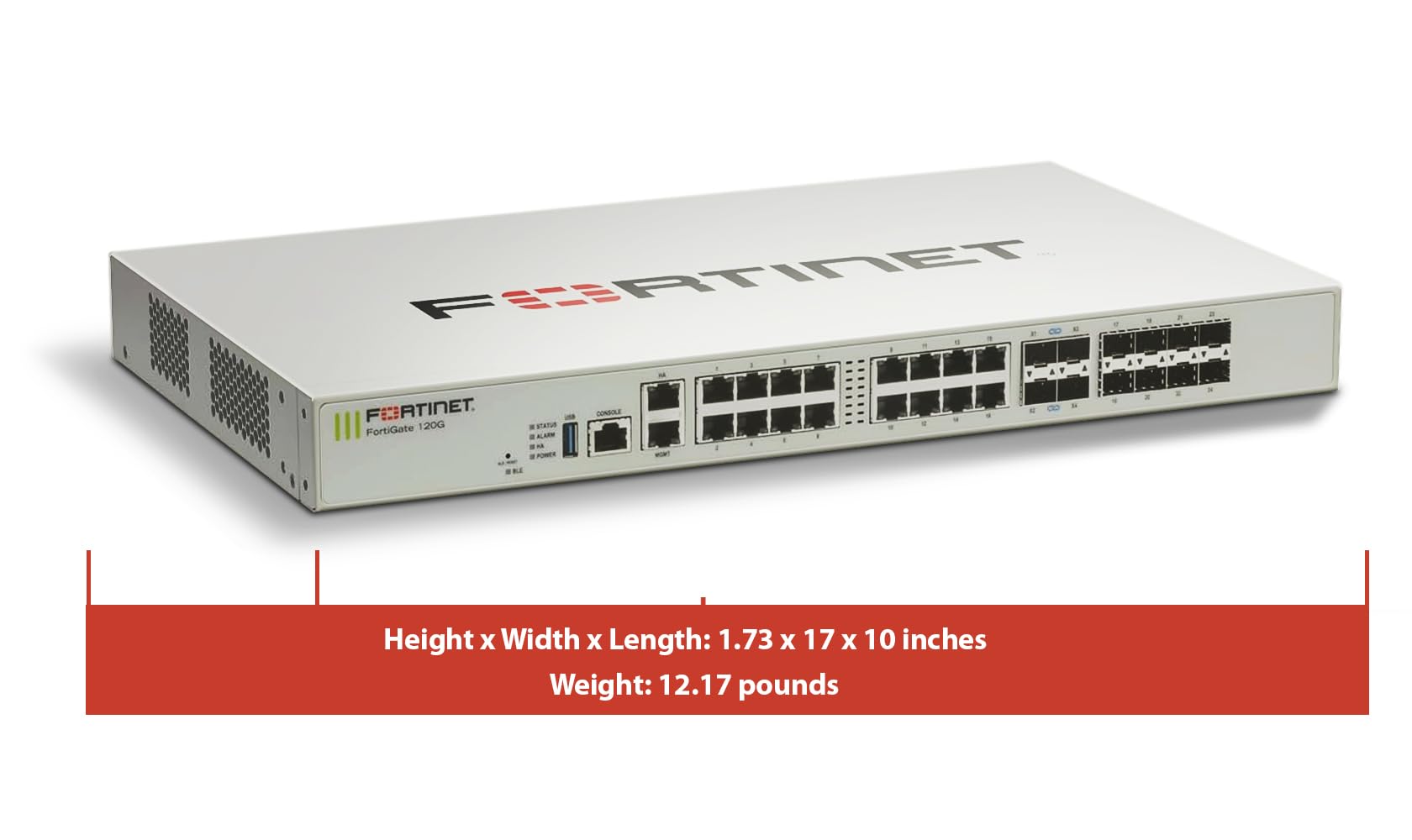 Amazon.com: FortiGate-120G Firewall -18 Gigabit Ethernet RJ45 & 8