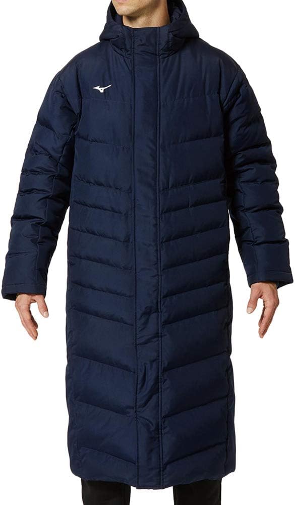 Amazon | [ミズノ] トレーニングウェア ロングダウンコート 撥水 細身