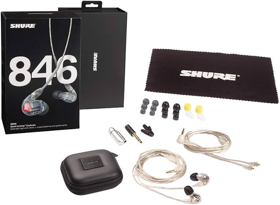 Amazon | SHURE シュア イヤホン 有線 SE846-CL-A クリア 高遮音性