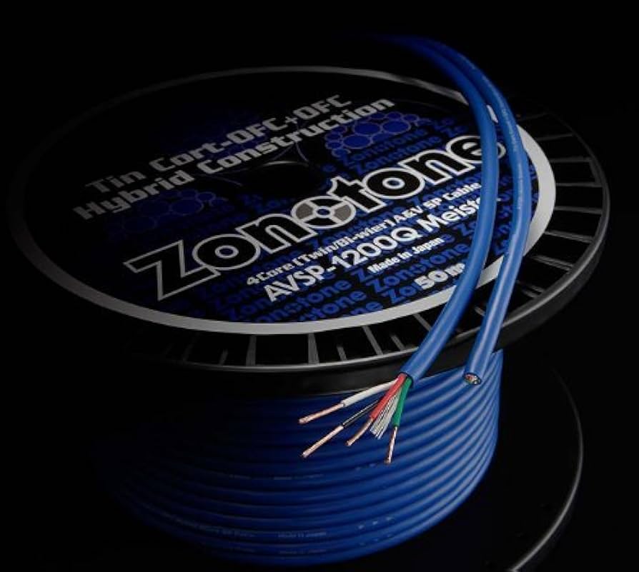 Amazon | Zonotone（ゾノトーン） 4芯スピーカーケーブル【切売】 AVSP