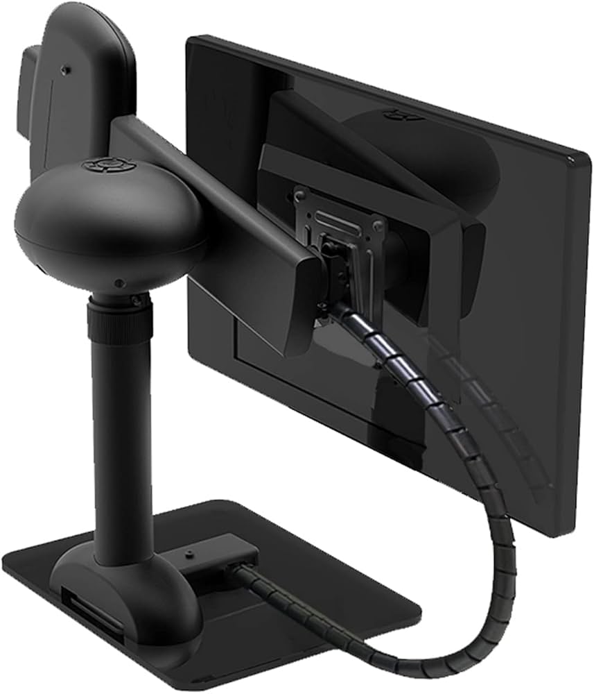 Amazon.co.jp: モニターアームガス シングル モニター スタンド 電動