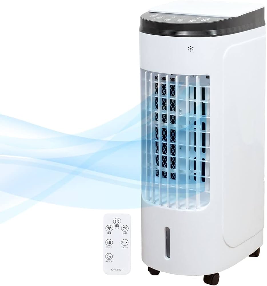 Amazon | SUGGEST 冷風扇 3L コンパクト 風量3段階 スイング機能