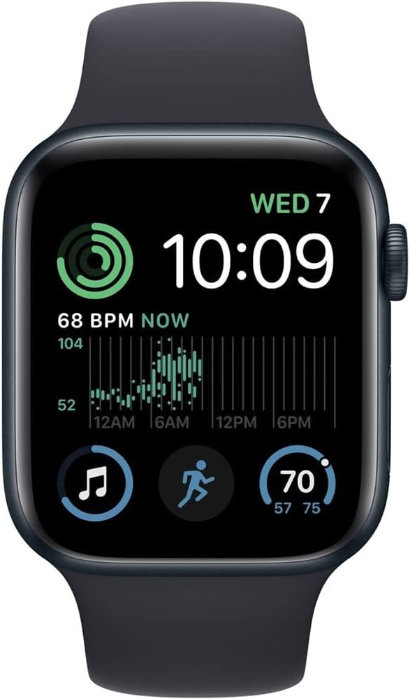 Amazon.com: Apple Watch SE (2nd Gen) (GPS, 44mm) - Midnight