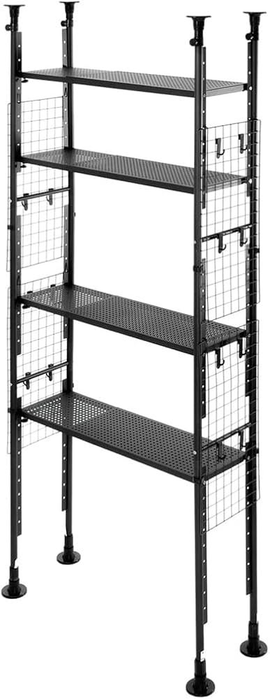 Amazon｜【ニトリ】NITORI 左右にネットがついた収納に便利な突っ張り