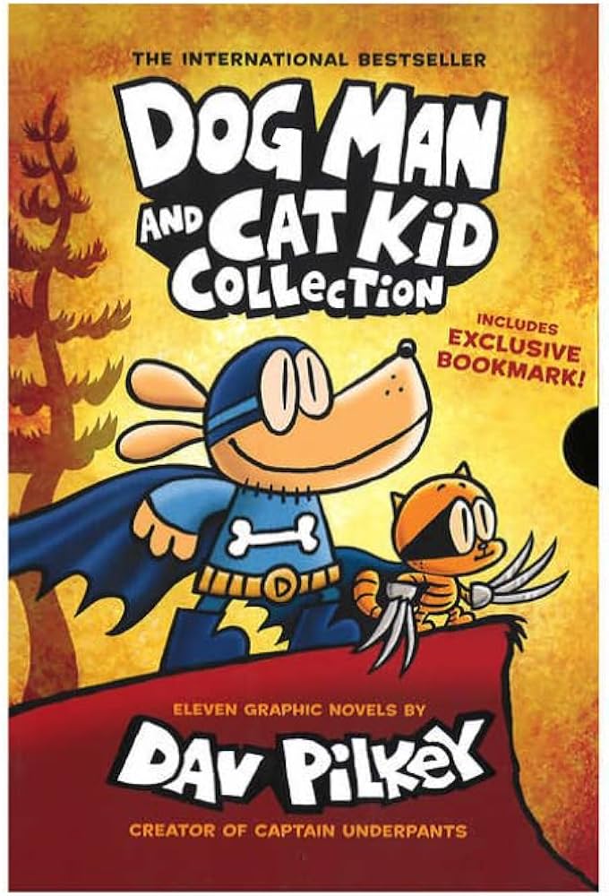 Dog Man and Cat Kid Collection: 11 Graphic Novels Box Set: Dav