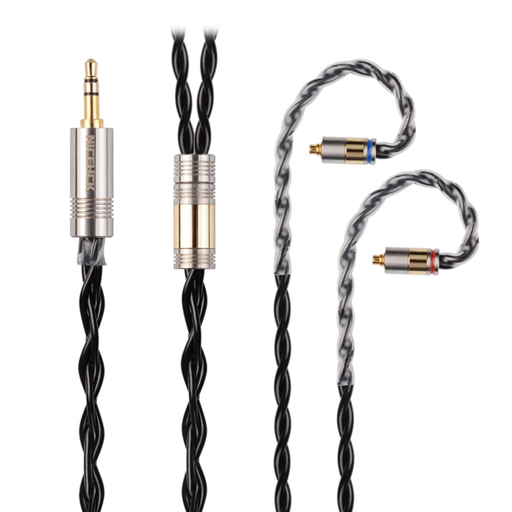 Amazon.co.jp: NICEHCK BlackCat イヤホンリケーブル 亜鉛銅合金オイル