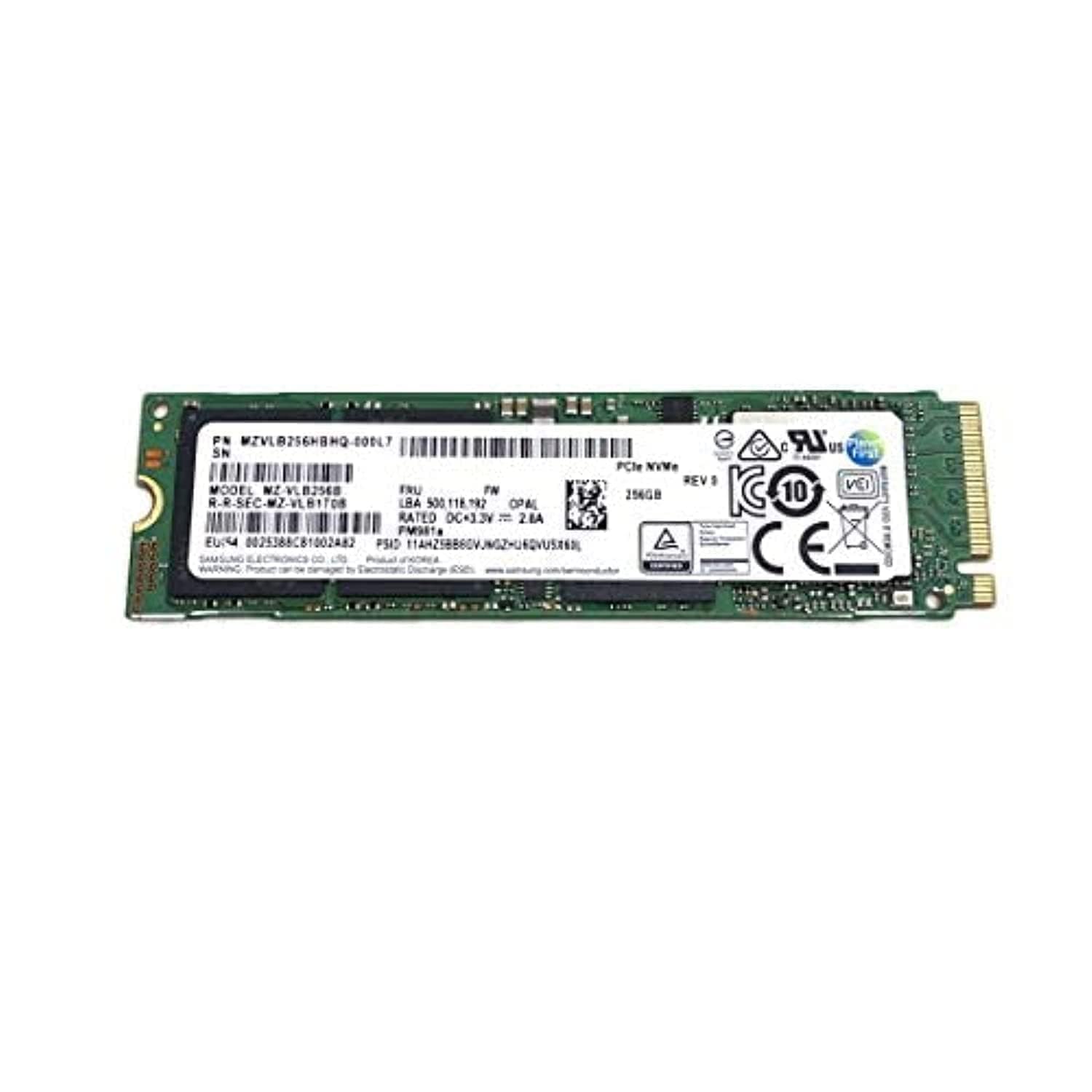 Amazon.com: Samsung SSD 256GB PM981a M.2 2280 PCIe Gen3 x4 NVMe