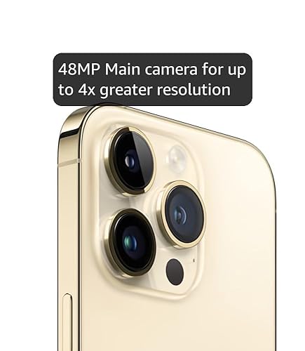Amazon.com: Apple iPhone 14 Pro, 128GB, Gold for AT&T (Renewed