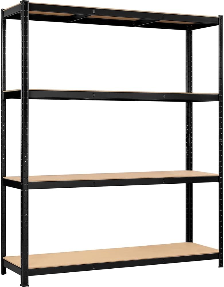 Amazon｜Yaheetech スチールラック メタルラック 幅150 奥行き45 高さ