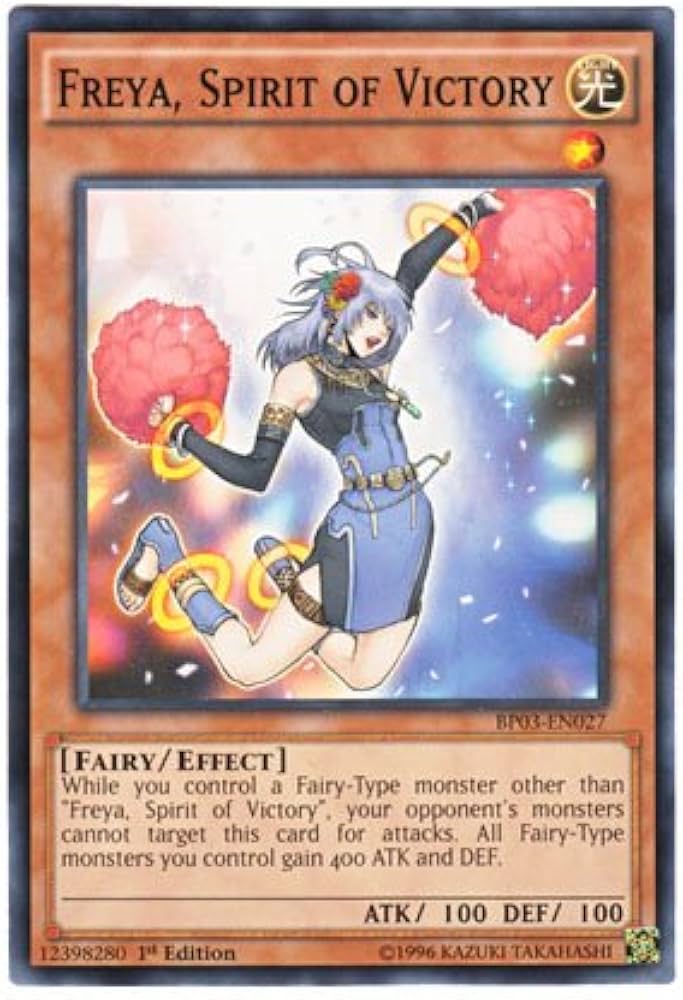 Amazon.co.jp: 遊戯王 英語版 BP03-EN027 Freya, Spirit of Victory
