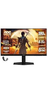 Amazon.co.jp: 【Amazon.co.jp限定】AOC ゲーミングモニター 23.8