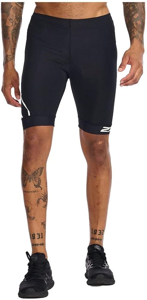 2XU Core Tri Shorts Black/White 2XL at Amazon Men's Clothing store