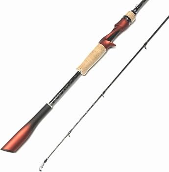 Amazon | 6フィート ベイトロッド 2ピース M カーボンモノコック