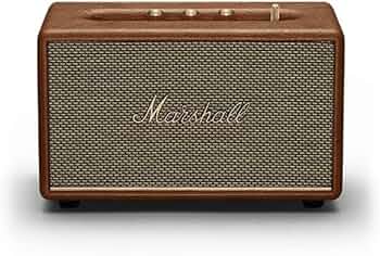 Amazon.com: Marshall Acton III Bluetooth Speaker, Brown : Electronics