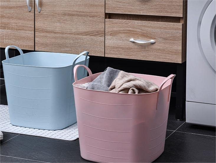 Amazon｜汚れた洋服箱 汚れた洋服かご 家庭用かご 収納かご 浴室の