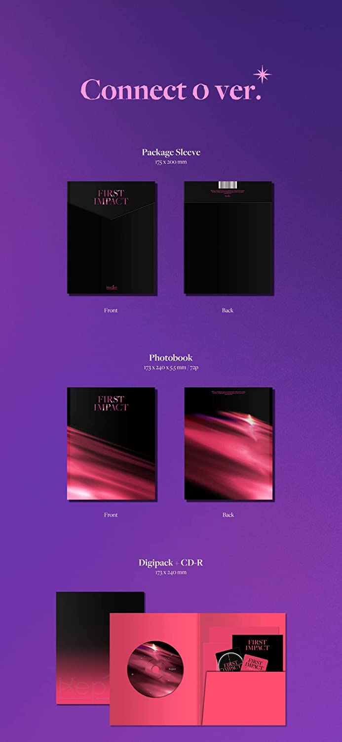 Kep1er FIRST IMPACT 1st Mini Album Contents+Tracking Kpop Sealed