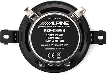 GK SOUND 2 hoparlör ALPINE SXE-0825S 2 yollu koaksiyel 3.45 inç 87
