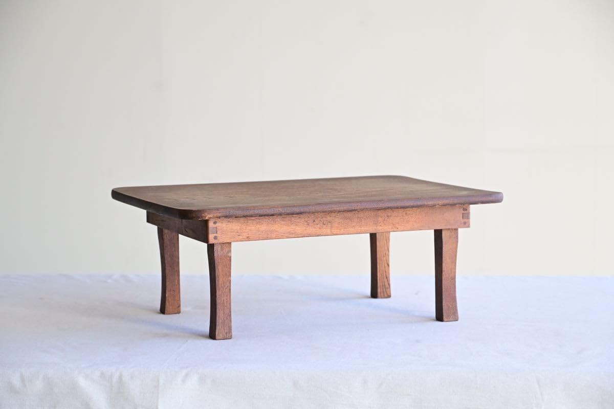 Amazon.co.jp: 【骨董品】ミニちゃぶ台飾り台レトロアンティークロー