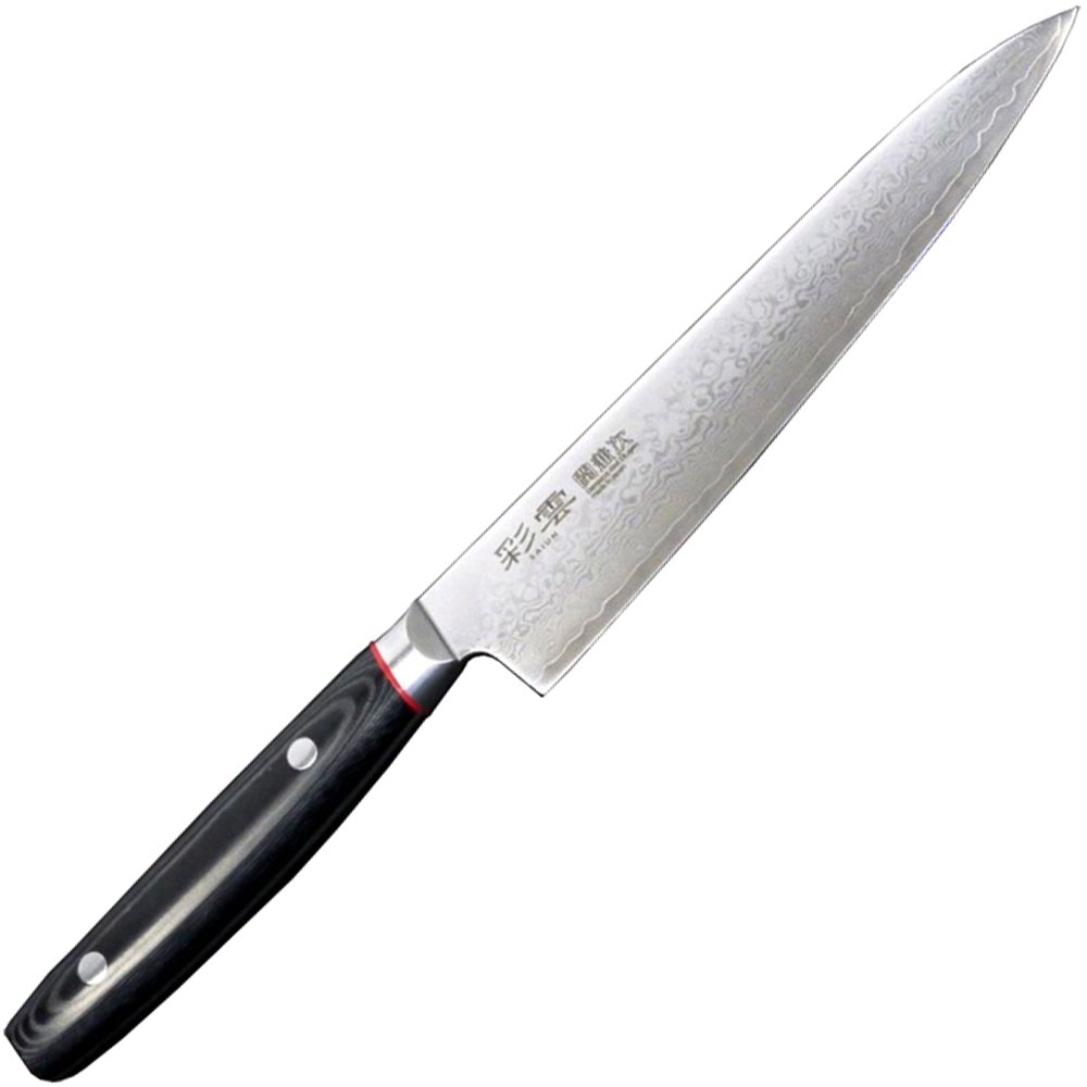 Amazon｜関兼次作 包丁 ペティーナイフ 150mm 彩雲 33層鋼ダマスカス