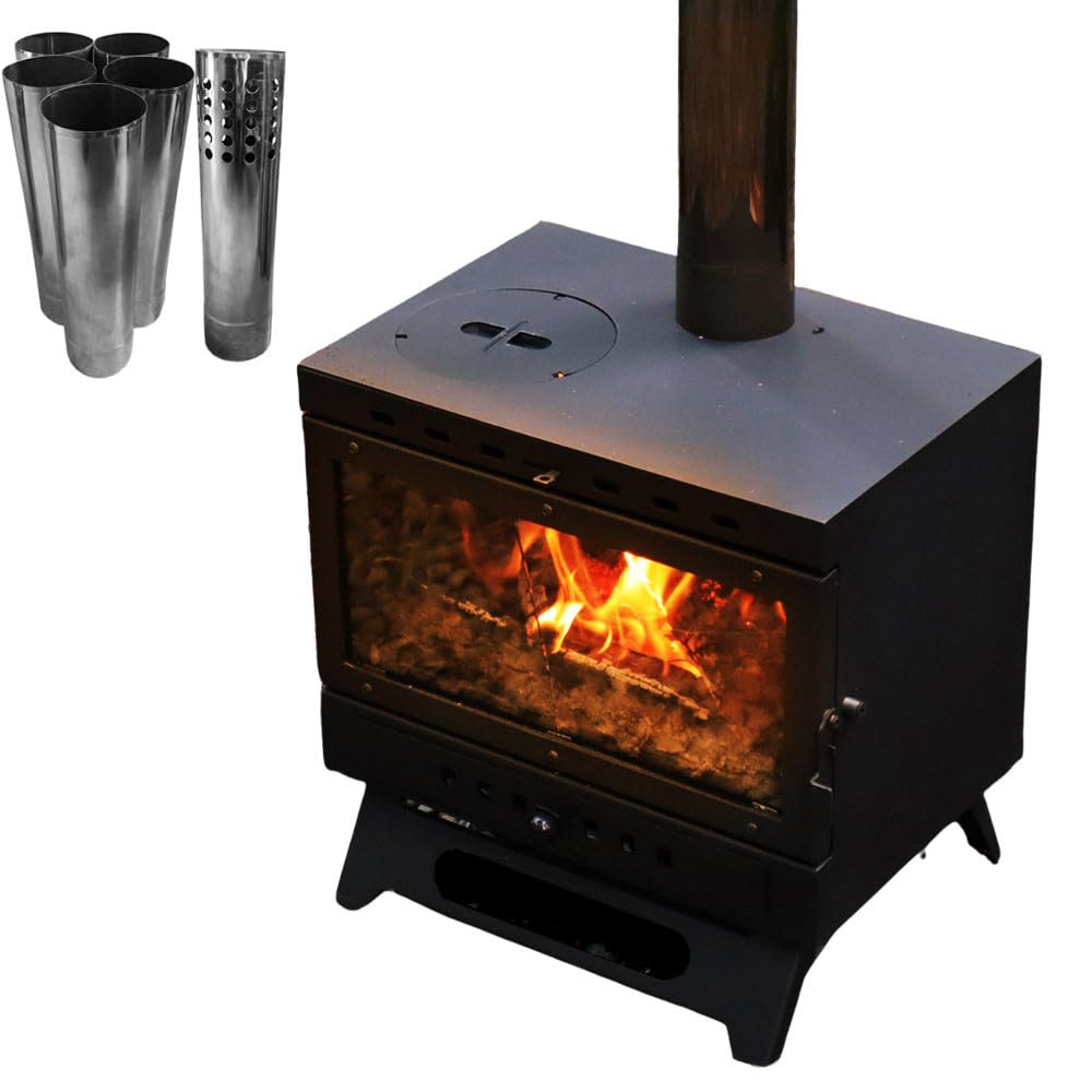 Amazon.co.jp: LandField 薪ストーブ 耐熱ガラス ワイドウィンドウ