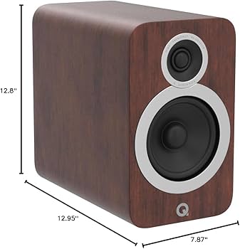 Amazon.com: Q Acoustics 3030i Bookshelf Speakers – English Walnut