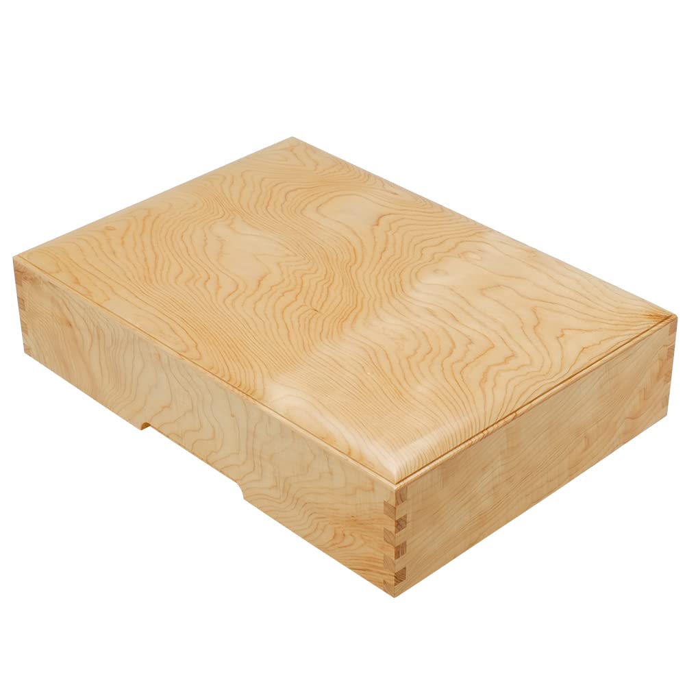 Amazon.co.jp: 高級希少 天然木曽ひのき一枚板材 【檜の杢 文箱・書類