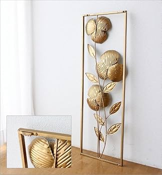 Amazon.co.jp: 壁飾り アイアン 壁掛け インテリア アートパネル 花