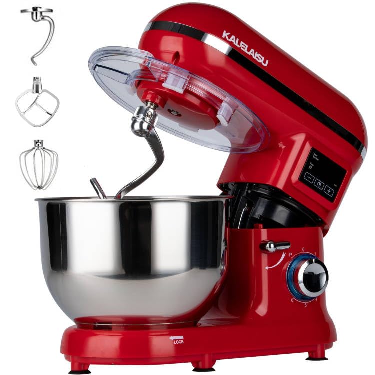 Amazon | KALELAISU スタンドミキサー 5.5L大容量ボウル 7段階変速 99