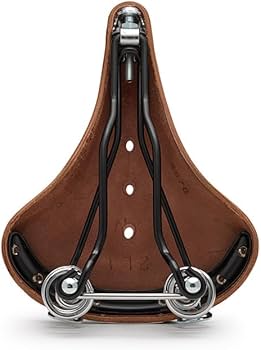 Amazon | BROOKS レザーサドル スプリングつきモデルB66のシングル