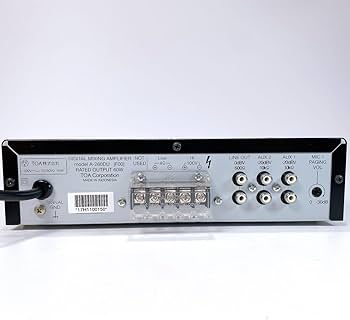 Amazon.co.jp: TOAトーア ミキサーアンプ A-260DU 動作品 : おもちゃ
