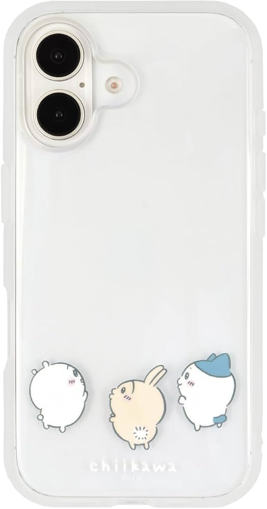 Amazon.co.jp: グルマンディーズ ちいかわ IIIIfit Clear iPhone16