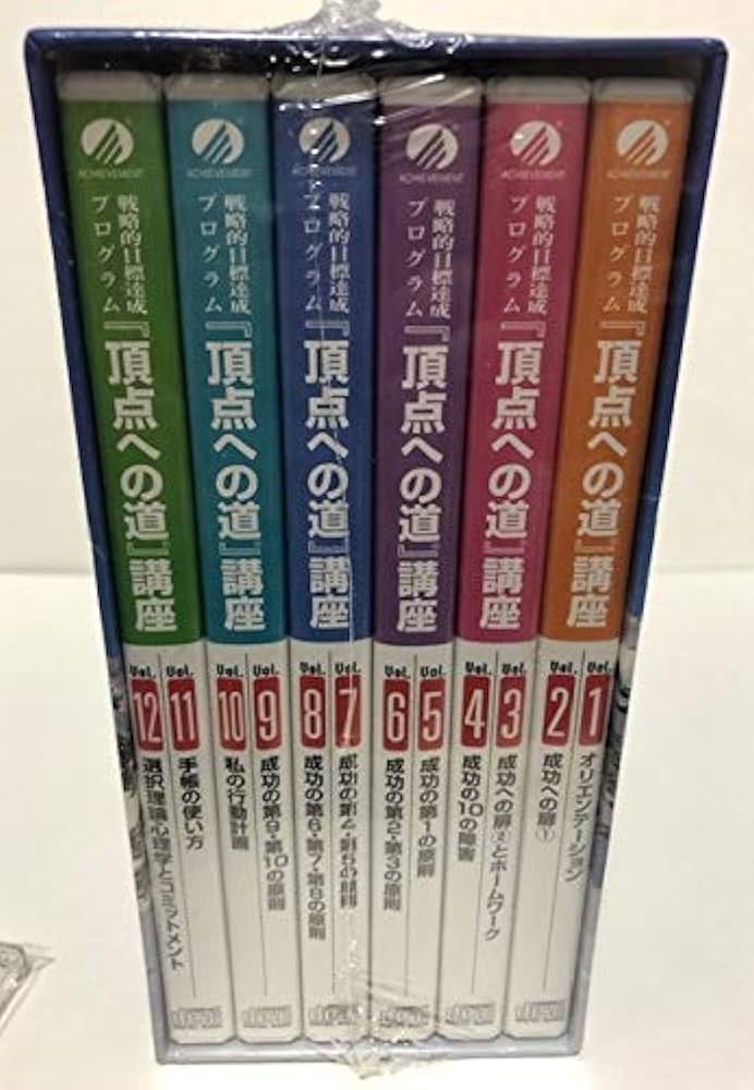 Amazon.co.jp: CD 戦略的目標達成プログラム 挑戦頂点への道 講座 講師