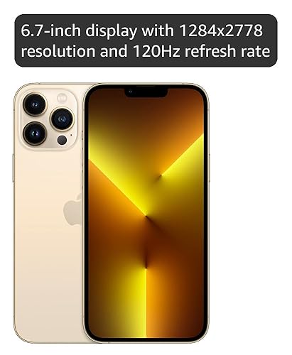 Amazon.com: Apple iPhone 13 Pro Max, 256GB, Gold - Unlocked
