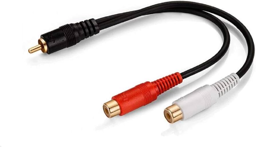 Amazon | 【WYVERN AUDIO＃24 】 RCA モノラル オス ⇔ RCA ステレオ