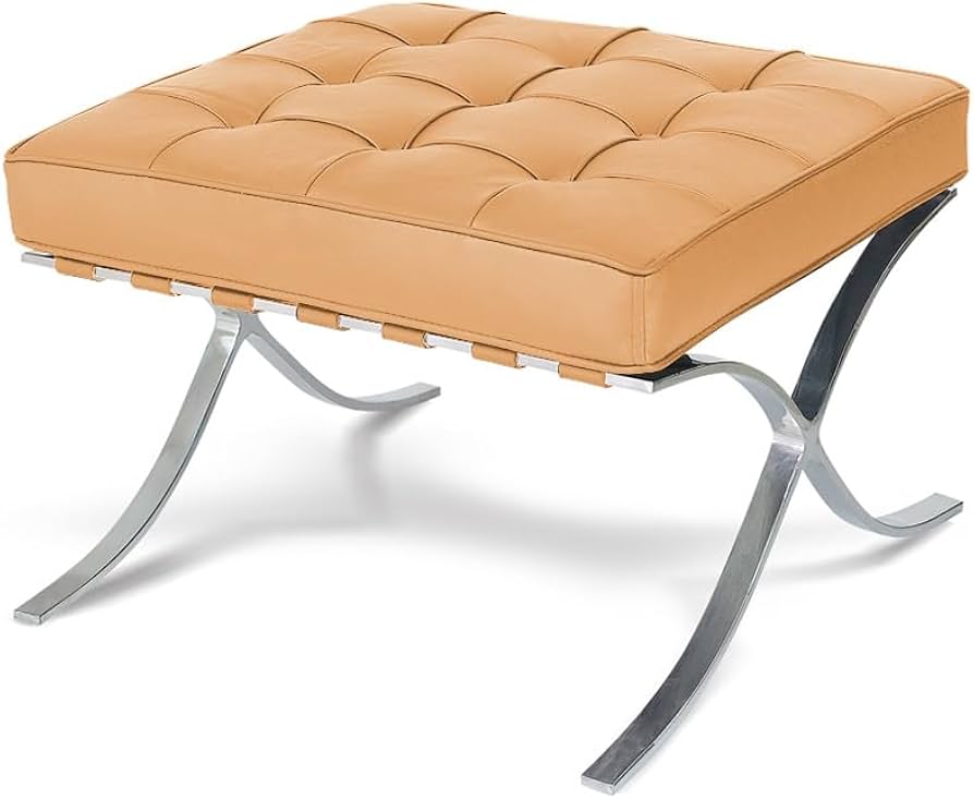 Amazon｜バルセロナチェアのオットマン Bauhaus ミース・ファン・デル