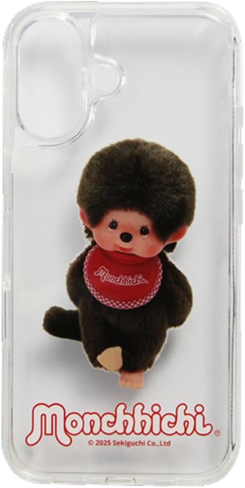 Amazon.co.jp: [グランサンク] iPhone16 ケース モンチッチ クリア TPU
